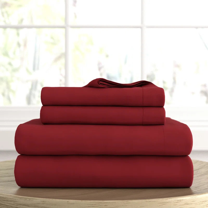 Schulz Solid Microfiber Ultra Soft Sheet Set