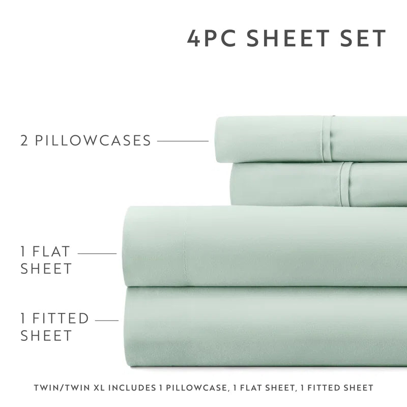 Schulz Solid Microfiber Ultra Soft Sheet Set