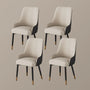 Silva Modern Faux Leather Dining Chair, Metal Legs, Density Sponge Pre-Assembly