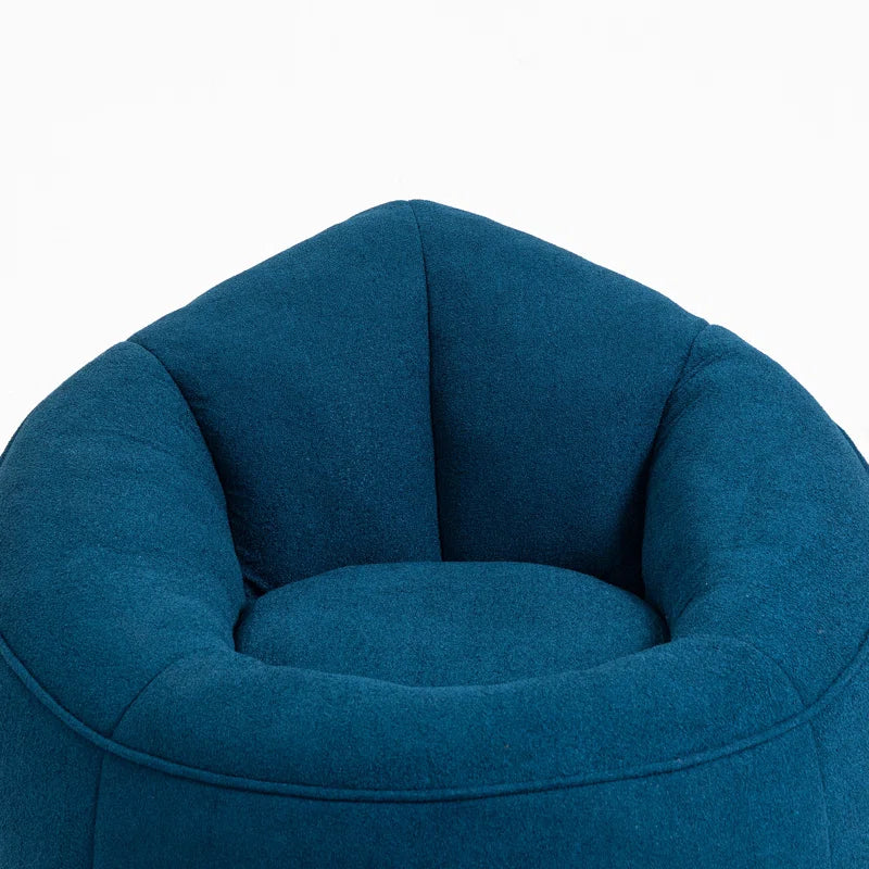 Soft Bean Bag Chair with Footstool Bean Bag Sofa Floor Sofa Floor Chair Large Bean Bag Chair