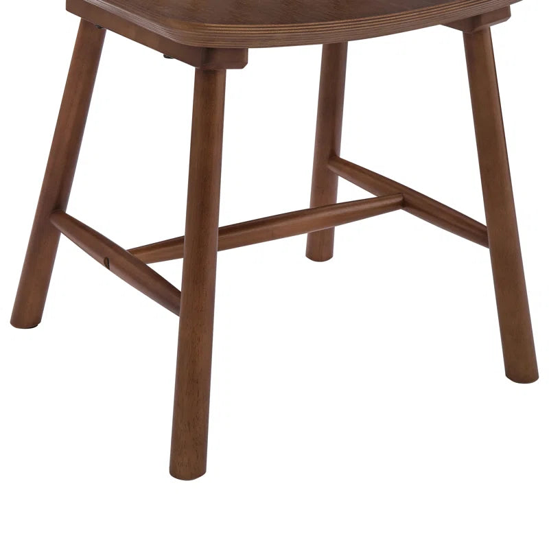 Solid Wood Windsor Back Side Chairs And Dining Chairs (Set of 4)