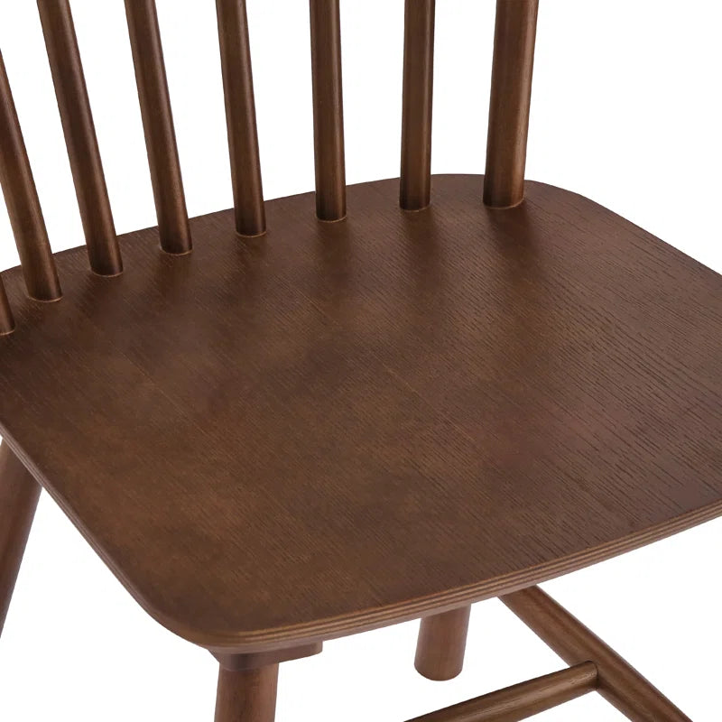 Solid Wood Windsor Back Side Chairs And Dining Chairs (Set of 4)