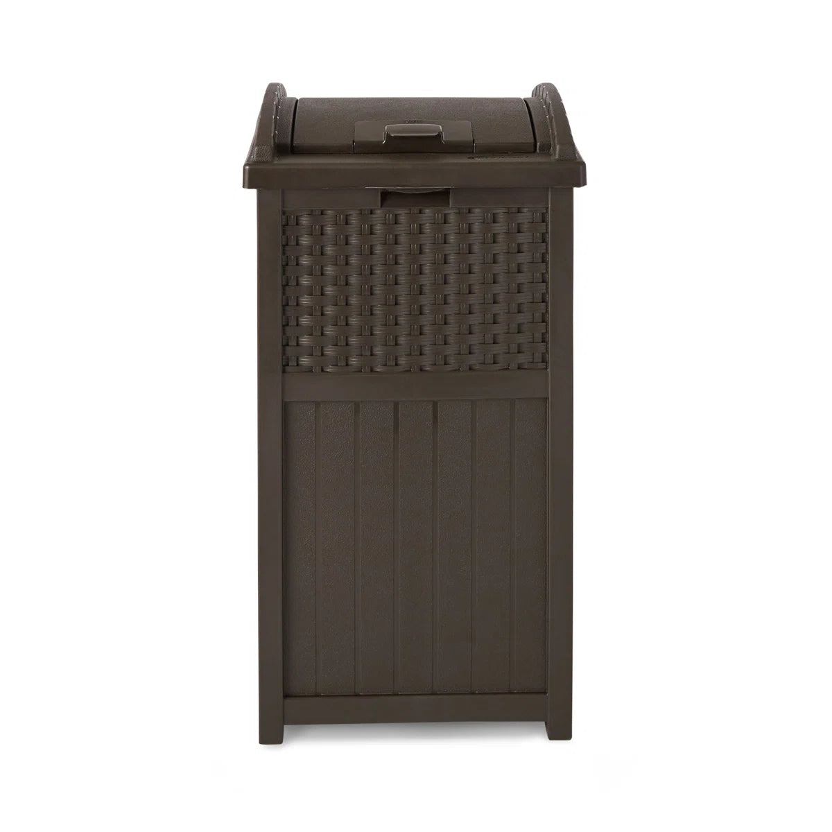 Suncast 33 Gallon Manual Lift Trash Hideaway Container