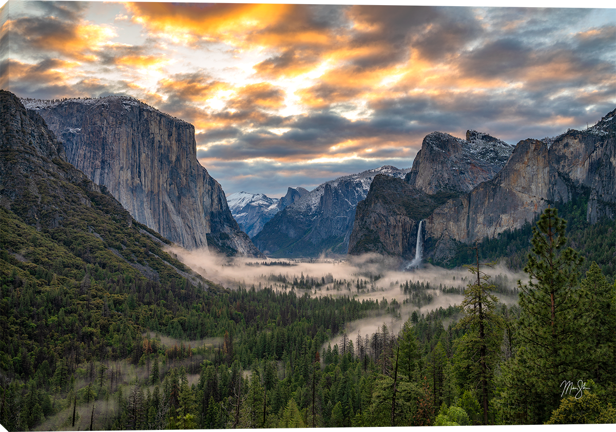 Sunrise at Tunnel View - Wall Art