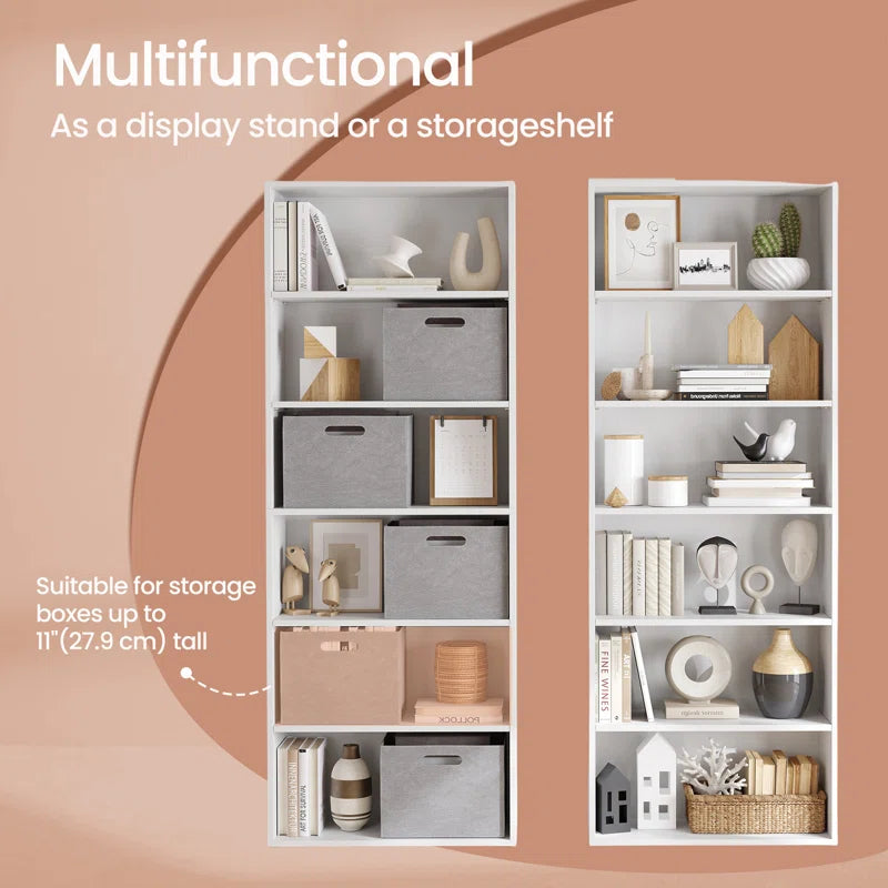 Sylvan 6 Tier 63.2" H x 23.7" W Standard Bookcase