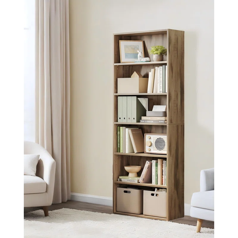Sylvan 6 Tier 63.2" H x 23.7" W Standard Bookcase