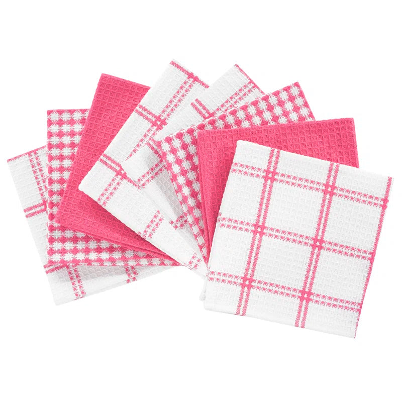 T-fal Flat Waffle Kitchen Dishcloth Set (Set of 8)