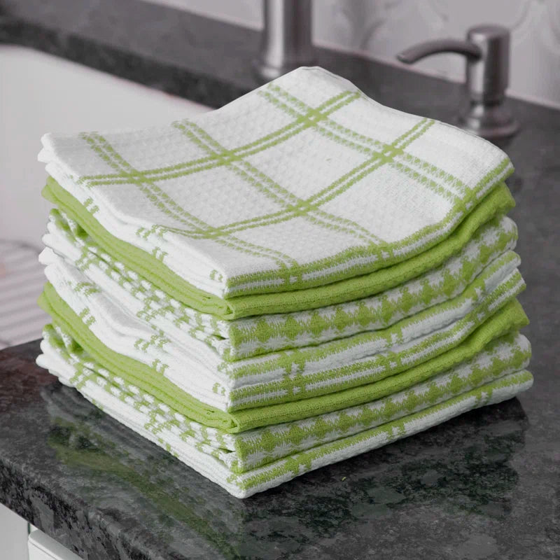 T-fal Flat Waffle Kitchen Dishcloth Set (Set of 8)