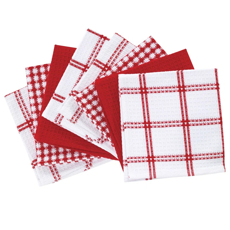 T-fal Flat Waffle Kitchen Dishcloth Set (Set of 8)