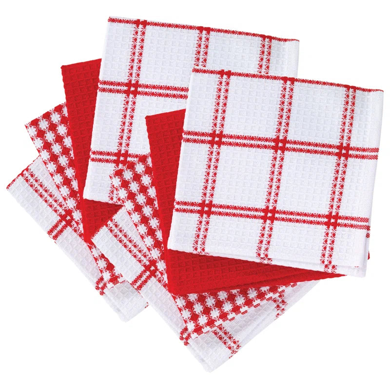 T-fal Flat Waffle Kitchen Dishcloth Set (Set of 8)