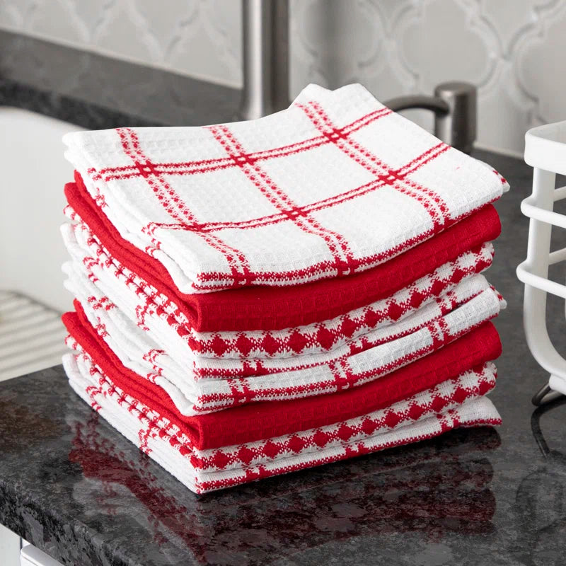 T-fal Flat Waffle Kitchen Dishcloth Set (Set of 8)