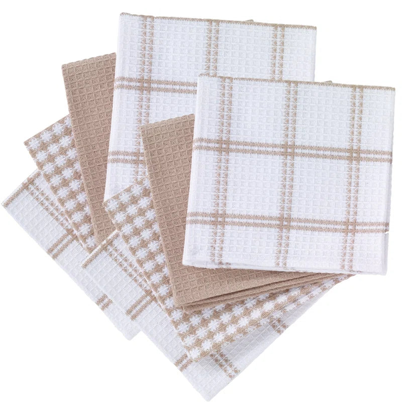T-fal Flat Waffle Kitchen Dishcloth Set (Set of 8)
