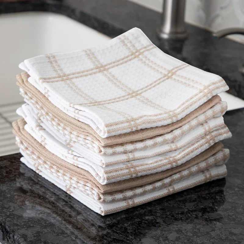 T-fal Flat Waffle Kitchen Dishcloth Set (Set of 8)