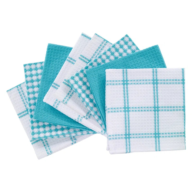 T-fal Flat Waffle Kitchen Dishcloth Set (Set of 8)