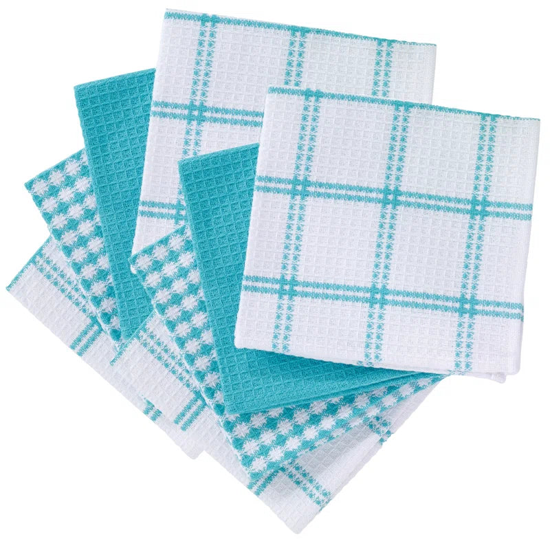 T-fal Flat Waffle Kitchen Dishcloth Set (Set of 8)