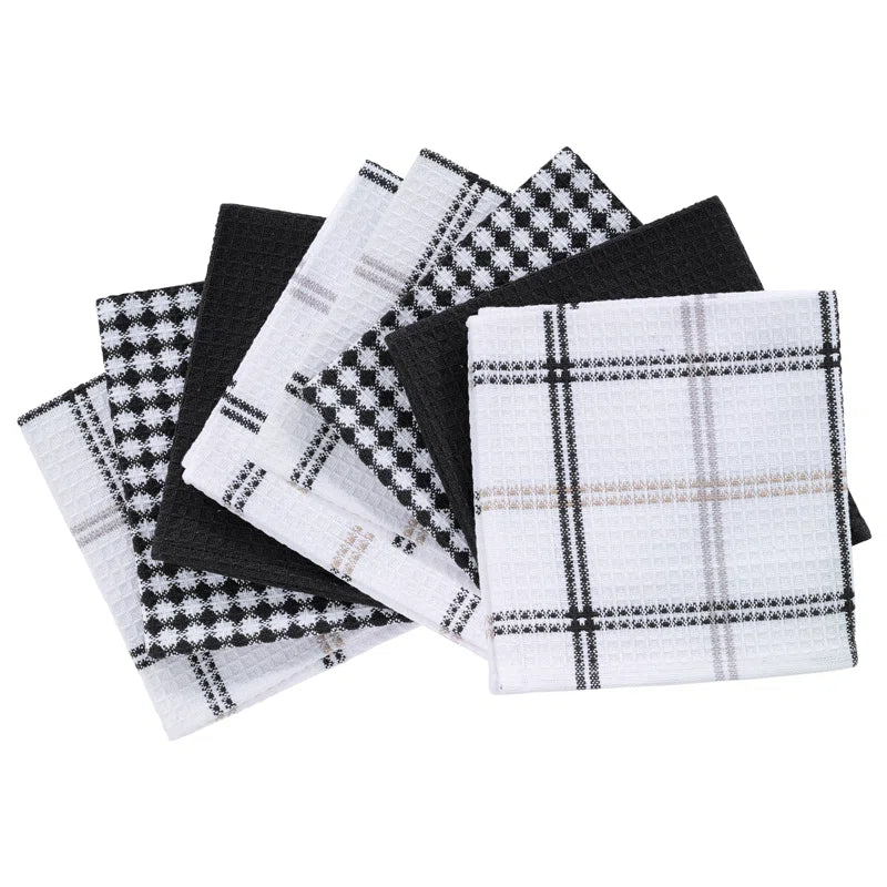 T-fal Flat Waffle Kitchen Dishcloth Set (Set of 8)