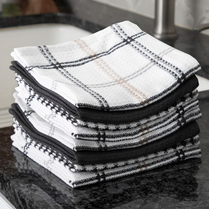 T-fal Flat Waffle Kitchen Dishcloth Set (Set of 8)