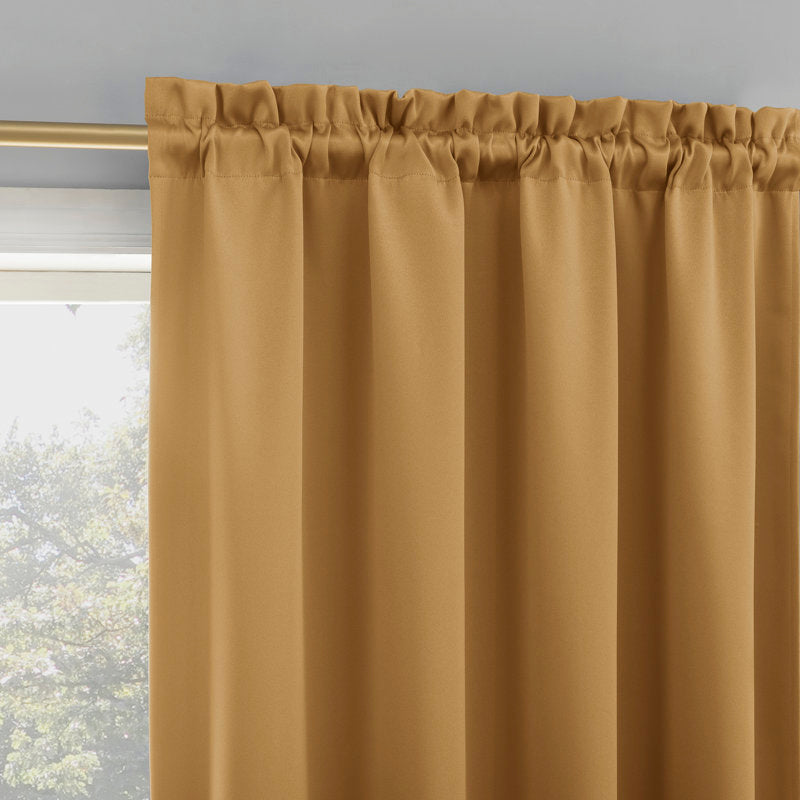 Thermal Blackout Rod Pocket Curtain Panel