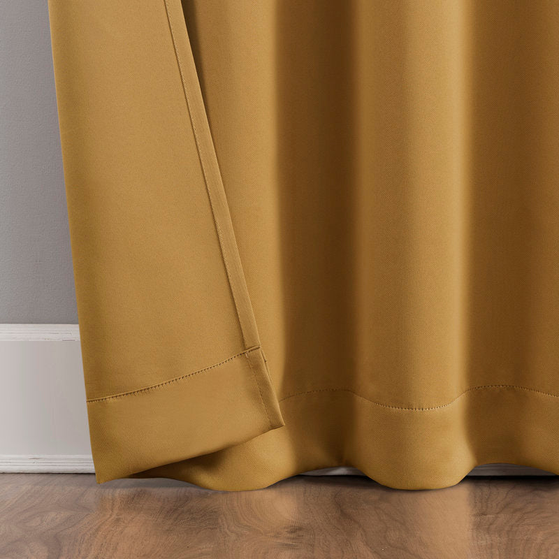 Thermal Blackout Rod Pocket Curtain Panel