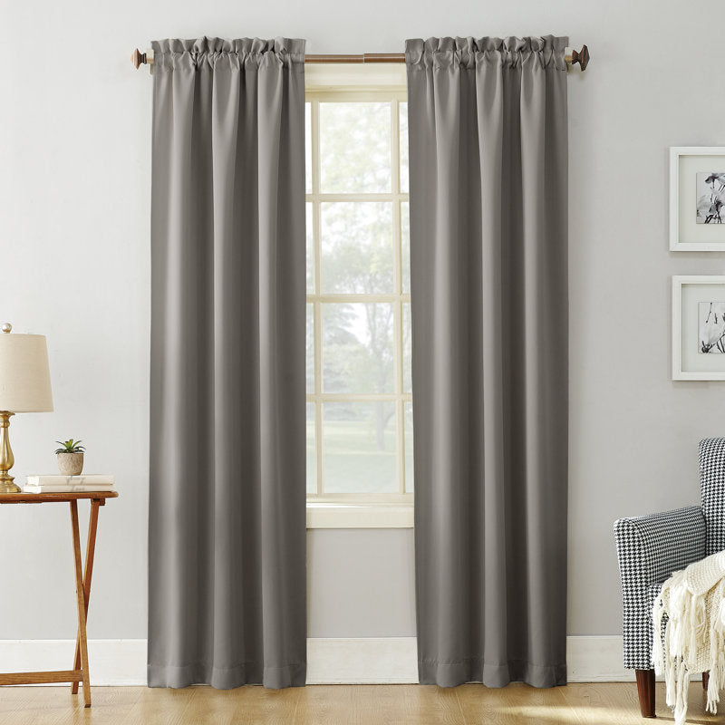 Thermal Blackout Rod Pocket Curtain Panel