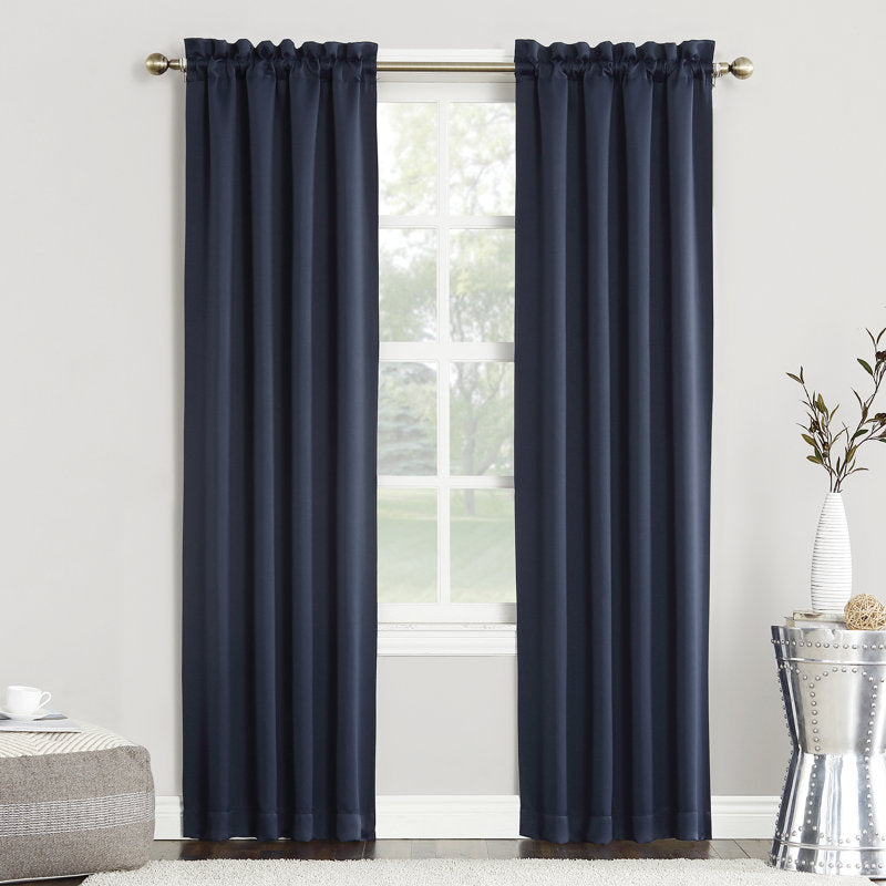 Thermal Blackout Rod Pocket Curtain Panel