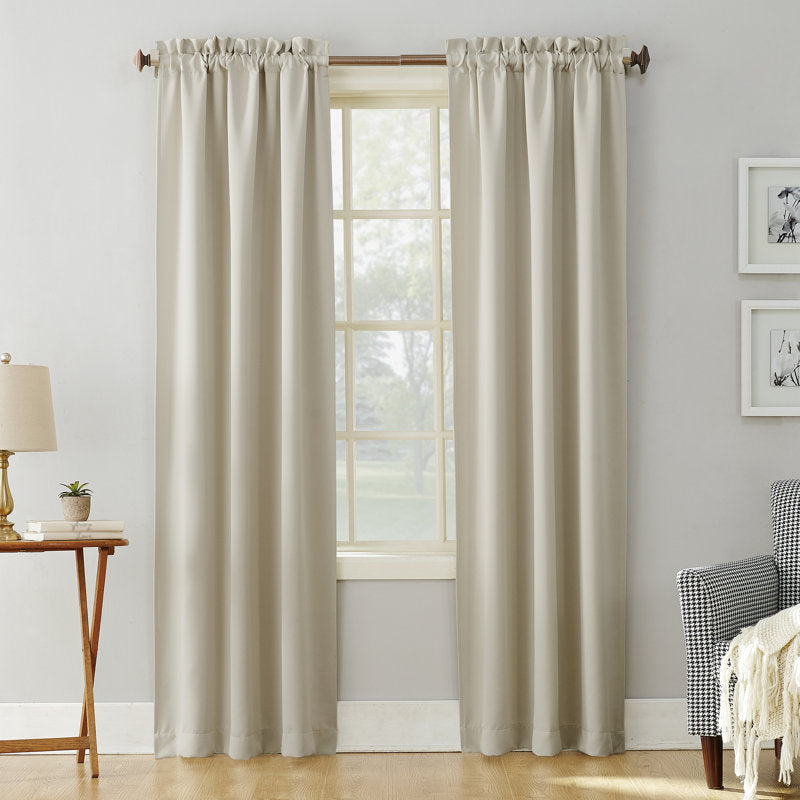 Thermal Blackout Rod Pocket Curtain Panel
