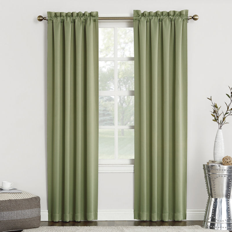 Thermal Blackout Rod Pocket Curtain Panel