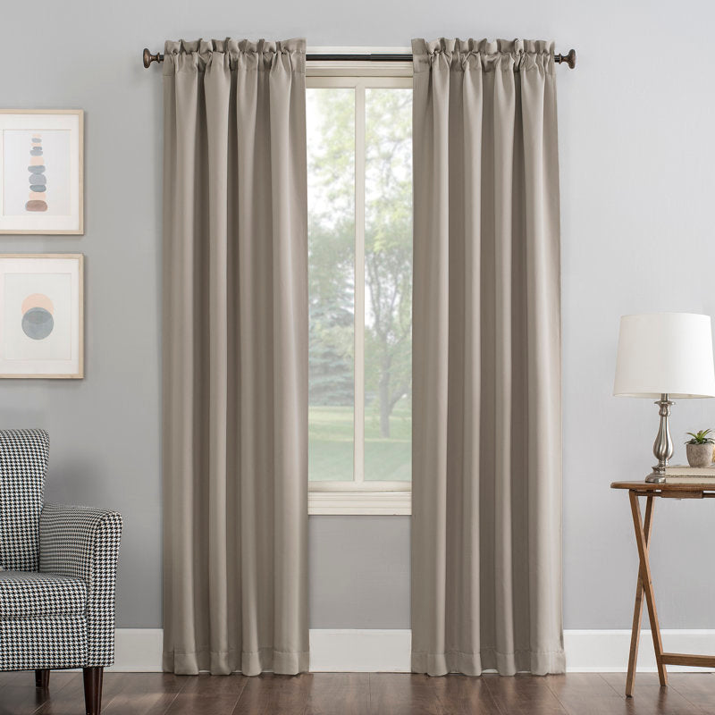 Thermal Blackout Rod Pocket Curtain Panel