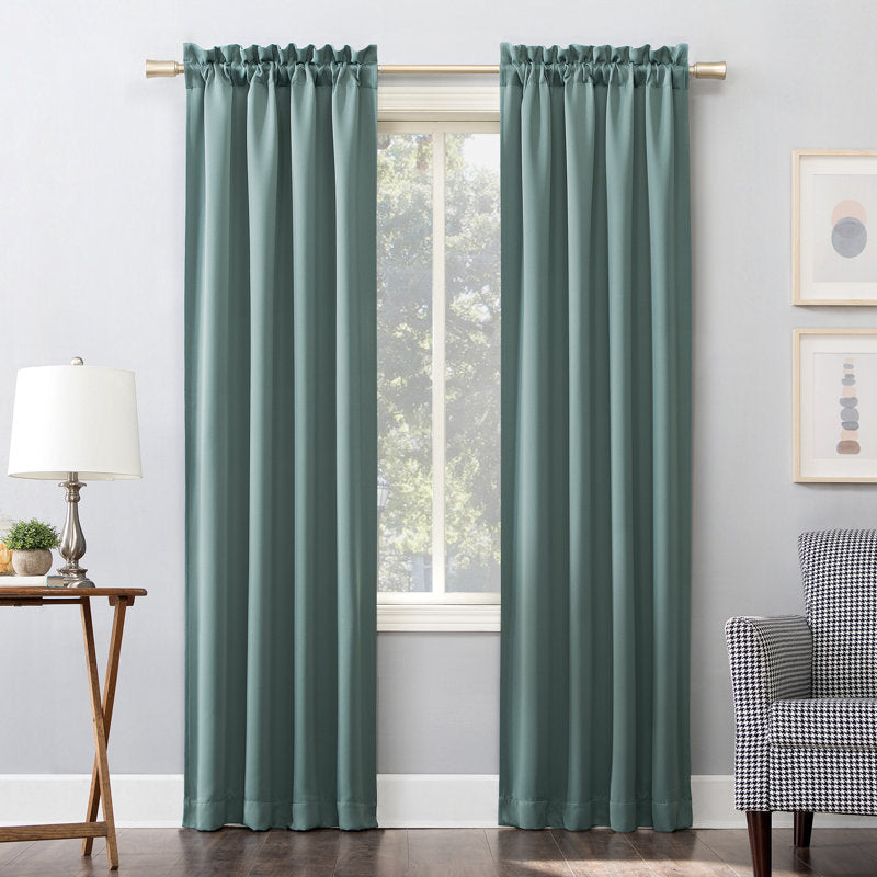 Thermal Blackout Rod Pocket Curtain Panel