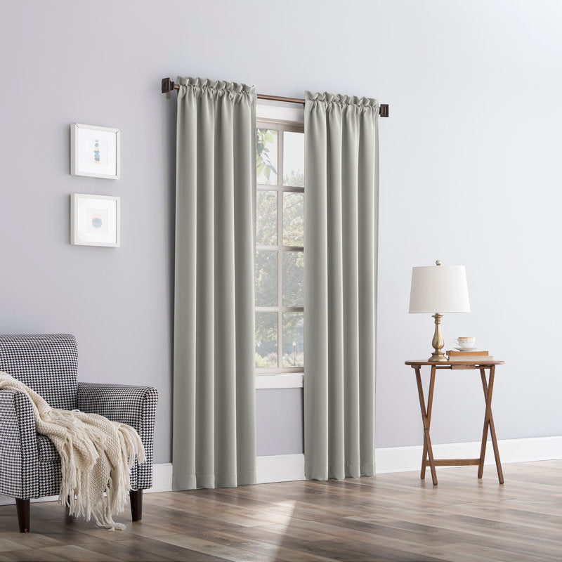 Thermal Blackout Rod Pocket Curtain Panel