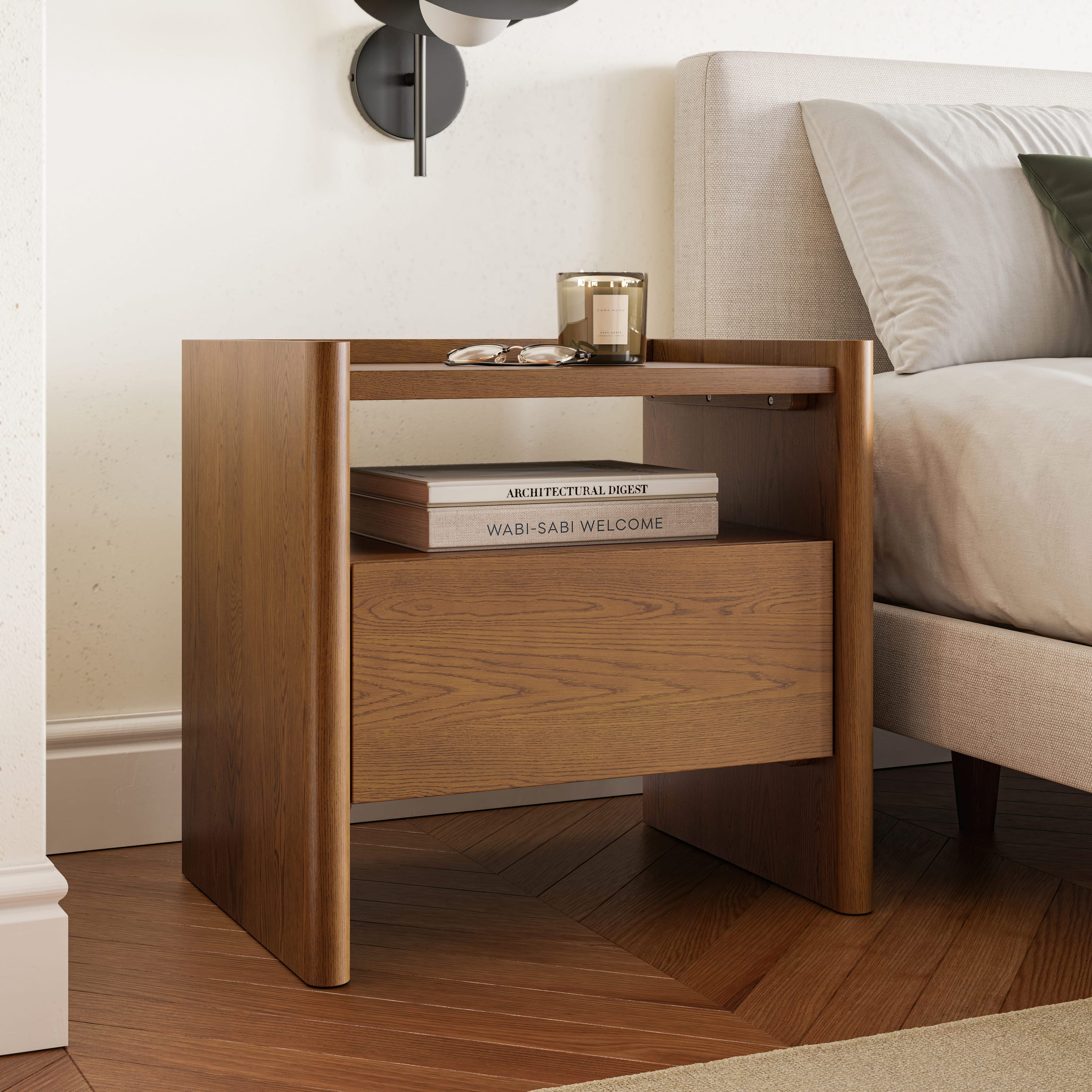 Torme 1-Drawer Nightstand