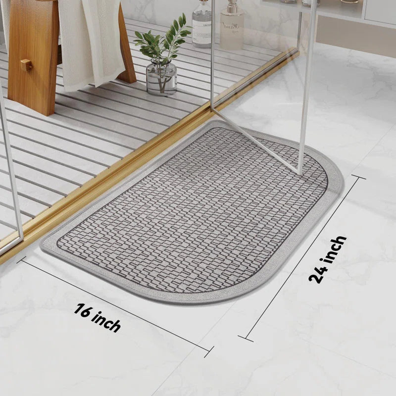 Quick Dry Absorbent Non Slip Bath Mat