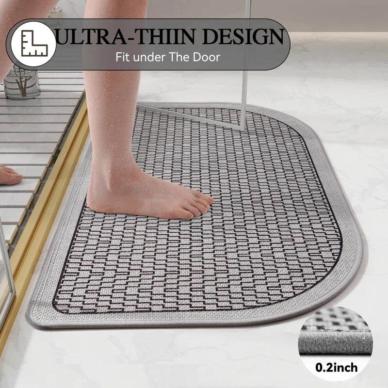 Quick Dry Absorbent Non Slip Bath Mat