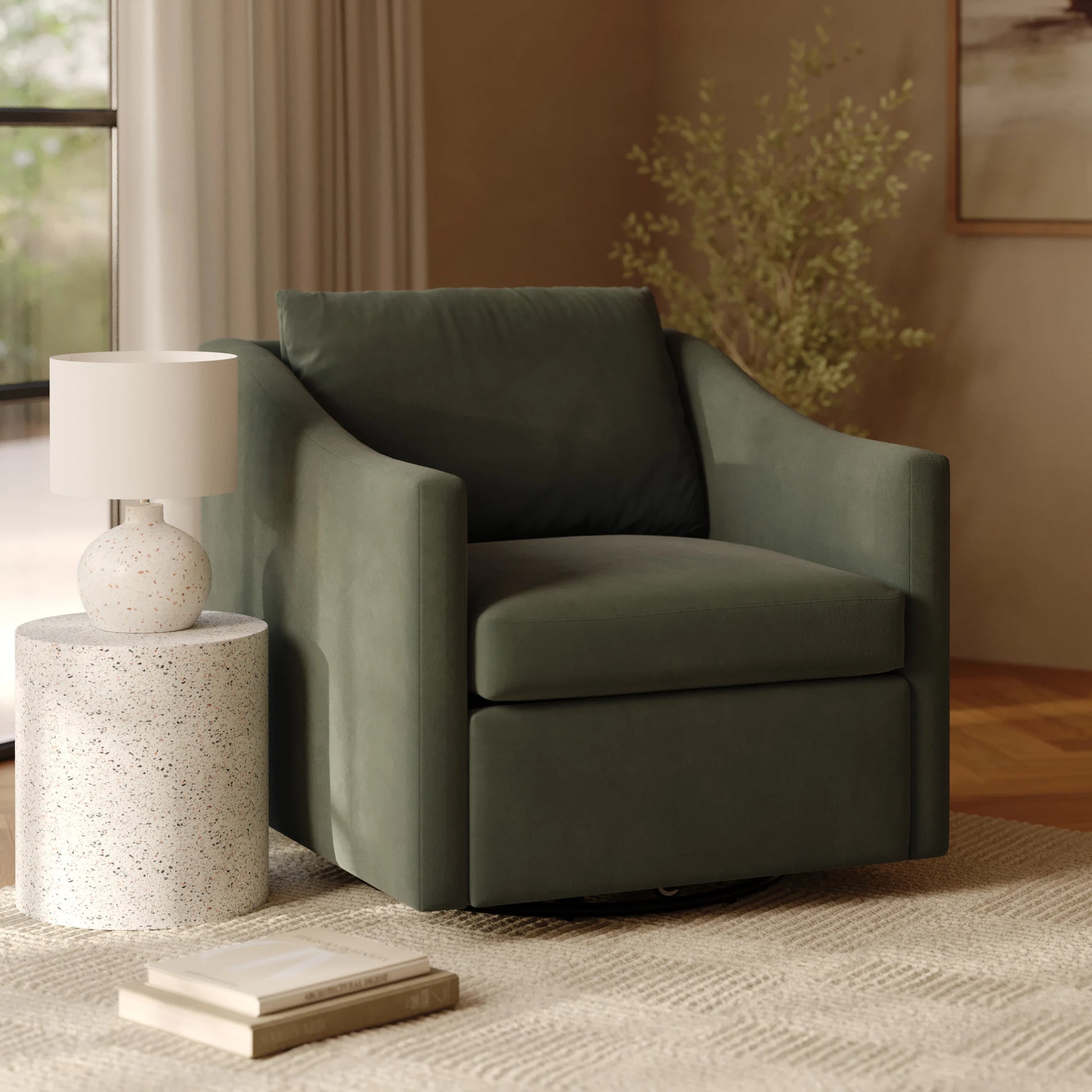 Landry 32.25" Swivel Lounge Chair