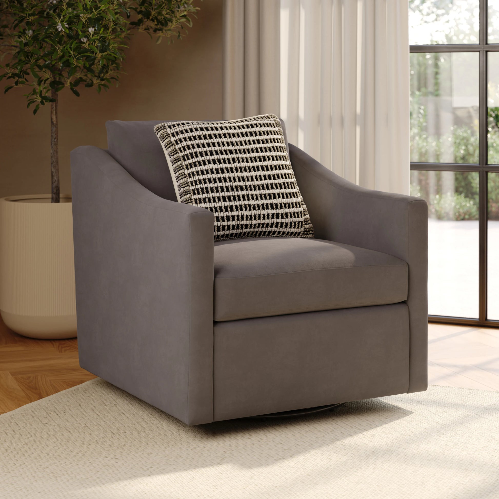 Landry 32.25" Swivel Lounge Chair