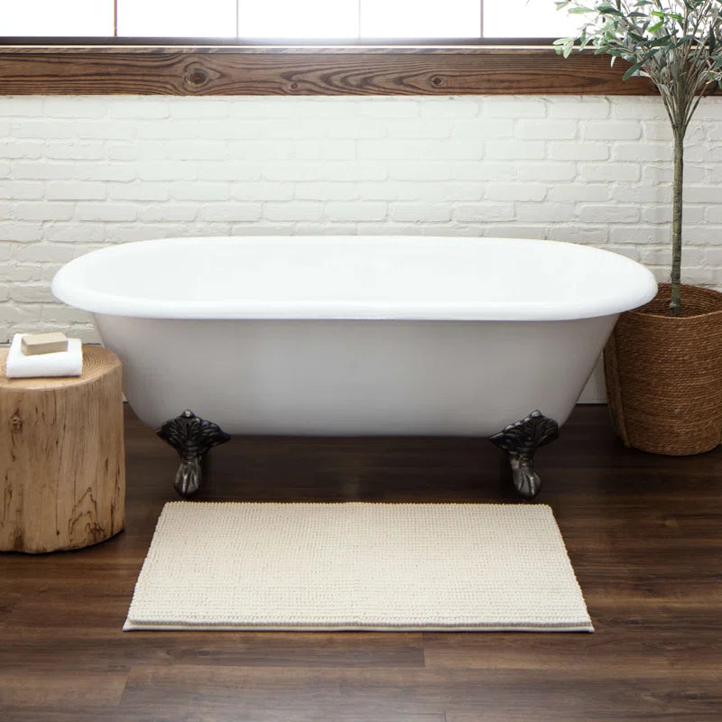Wagnon Plush Memory Foam Stain/Fade Resistant Non-Slip Machine Washable Bath Mat
