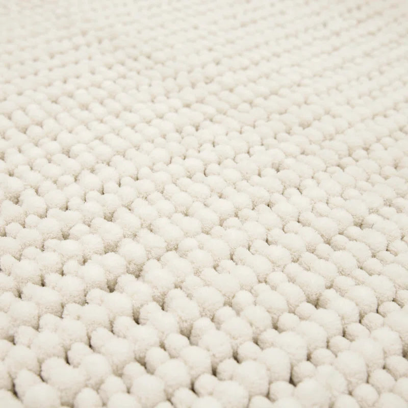 Wagnon Plush Memory Foam Stain/Fade Resistant Non-Slip Machine Washable Bath Mat