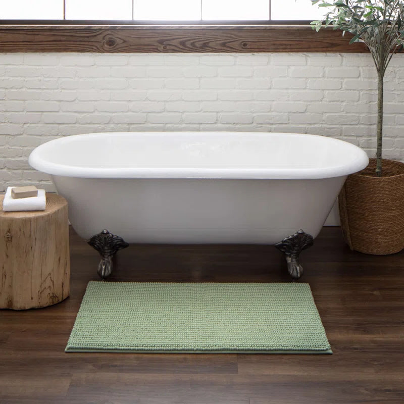 Wagnon Plush Memory Foam Stain/Fade Resistant Non-Slip Machine Washable Bath Mat
