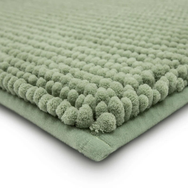 Wagnon Plush Memory Foam Stain/Fade Resistant Non-Slip Machine Washable Bath Mat