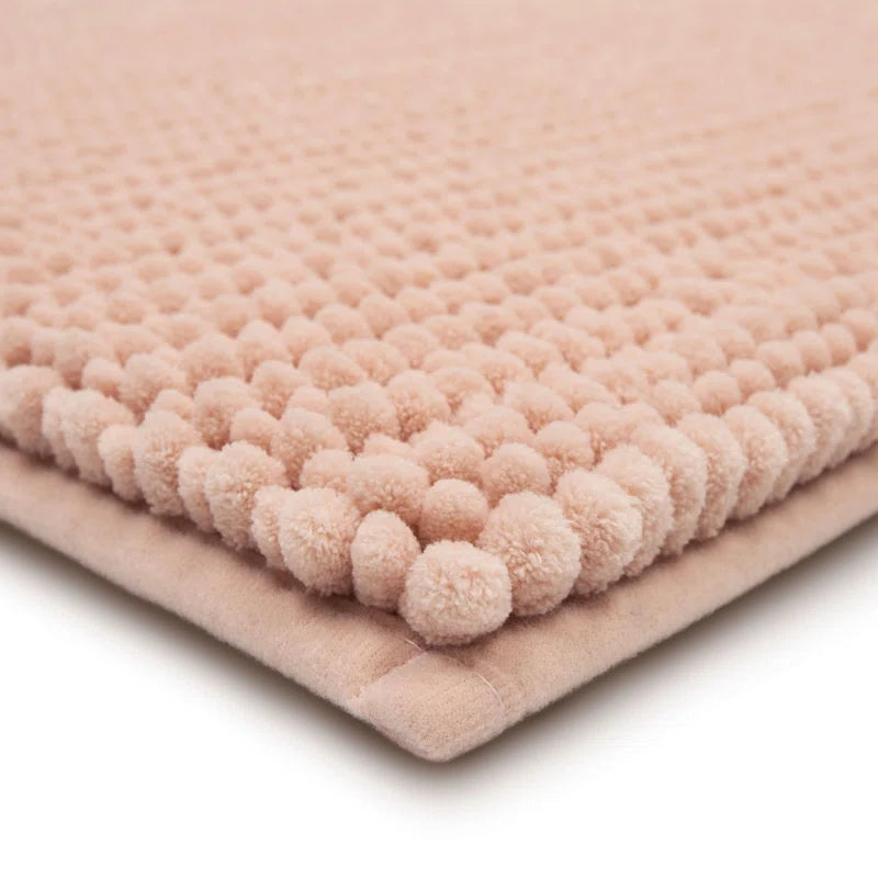 Wagnon Plush Memory Foam Stain/Fade Resistant Non-Slip Machine Washable Bath Mat