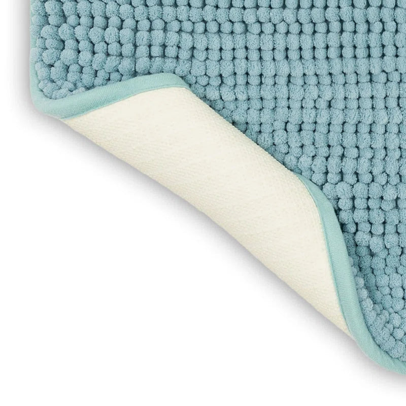 Wagnon Plush Memory Foam Stain/Fade Resistant Non-Slip Machine Washable Bath Mat
