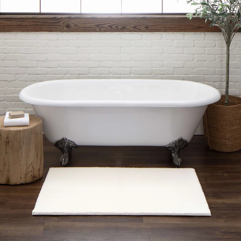 Wagnon Plush Memory Foam Stain/Fade Resistant Non-Slip Machine Washable Bath Mat