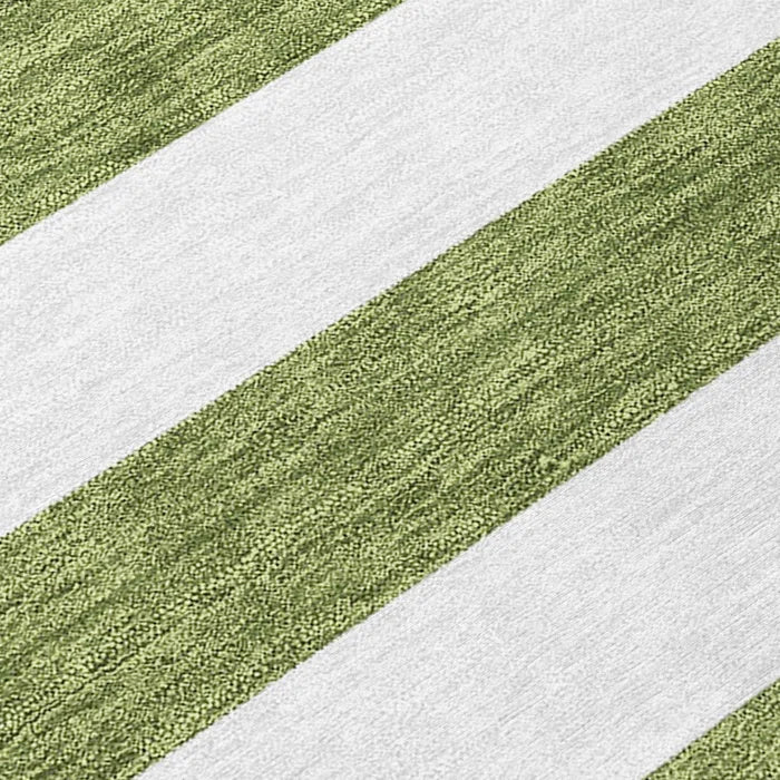 Washable Striped Indoor / Outdoor Rug
