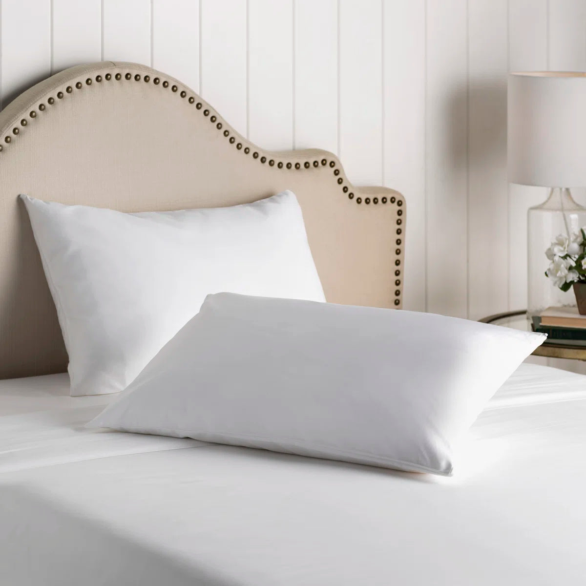 Washable Zippered Pillow Protector (Set of 2)