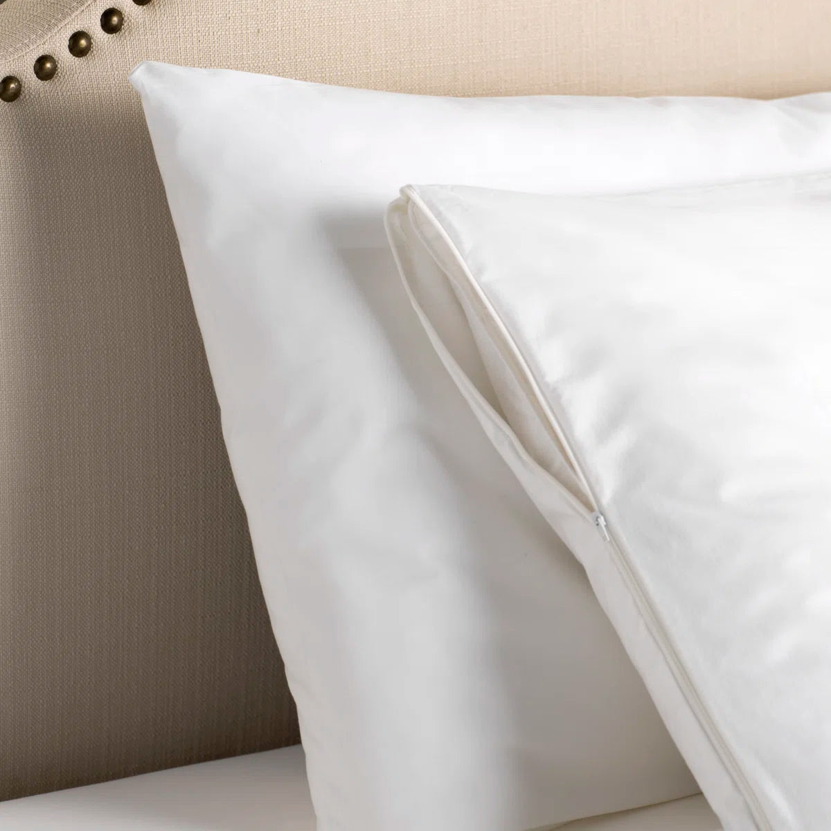 Washable Zippered Pillow Protector (Set of 2)