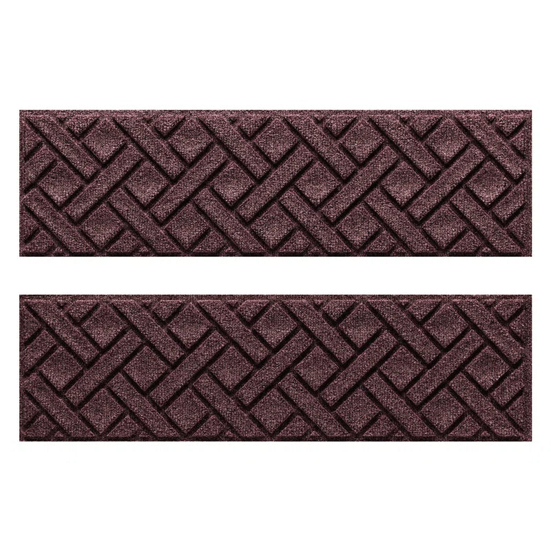 WaterHog Lattice 8.5 in. x 30 in. Indoor Outdoor Stair Treads Set/4 (Set of 4)