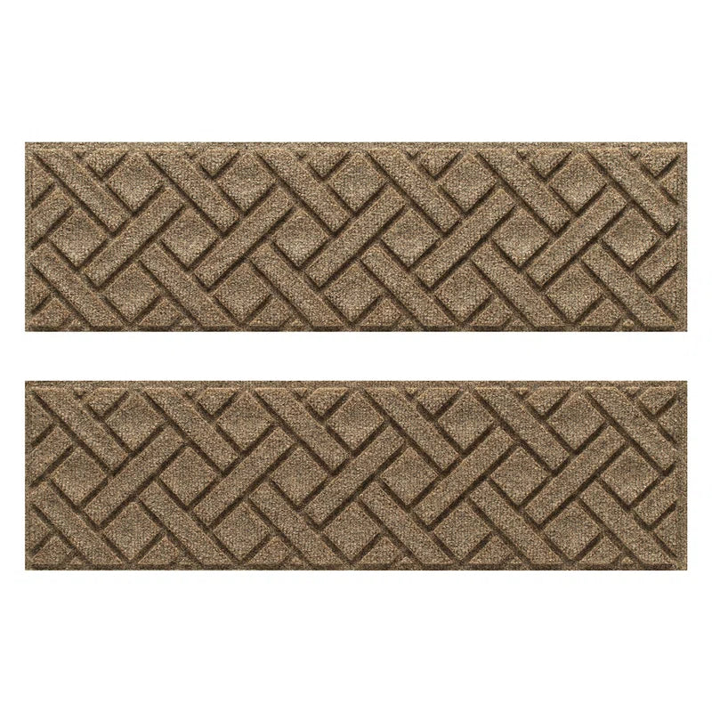 WaterHog Lattice 8.5 in. x 30 in. Indoor Outdoor Stair Treads Set/4 (Set of 4)