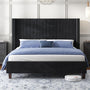 Wauseon Corduroy Upholstered Bed
