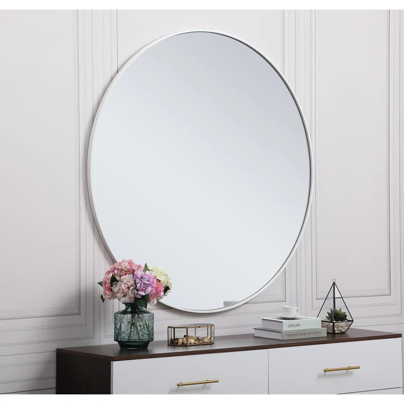 Sabine Metal Round Wall Mirror