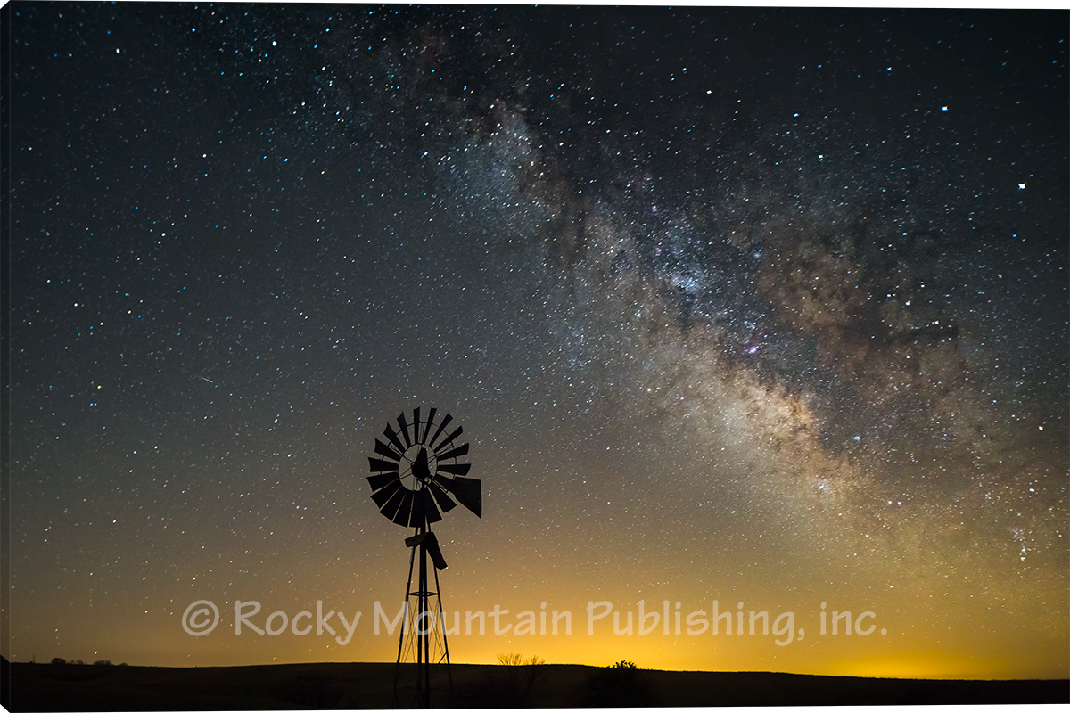 Windmill Milkyway - Wall Art
